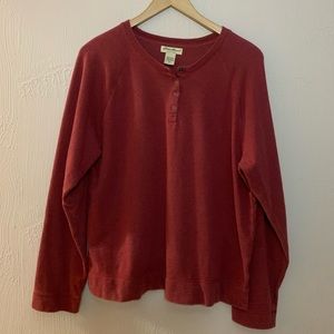 Eddie Bauer henley sweatshirt